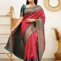 Sanwariya Silk Woven Design Zari  Kanjeevaram Saree-picture-58