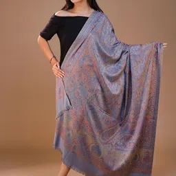 SWI Stylish Women Ethnic Motifs Woven Design Shawl-image-75