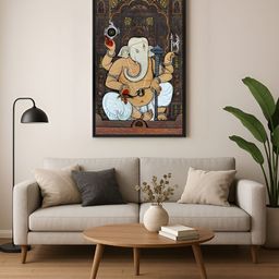 999Store Brown & White 1 Piece Canvas Other Wall Paintings-image-48