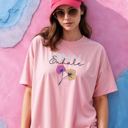 SMARTEES Women Printed Drop-Shoulder Cotton T-shirt-image-64