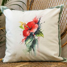 Sangria Cotton Square Cushion Covers-picture-2