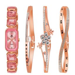 Exotica Fashion Women Brass Embellished Dial & Stainless Steel Embellished Straps Digital Watch-image-38
