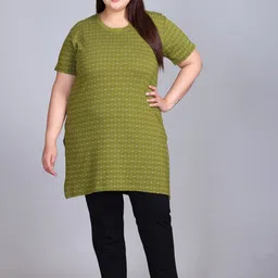IN Love Women Plus Size Printed Pure Cotton Night suit-image-74