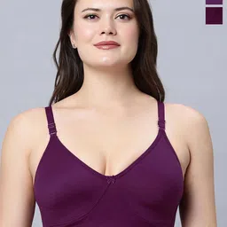 Eden Women Pack Of 2 Full Coverage Seamless T-shirt Bra-picture-53