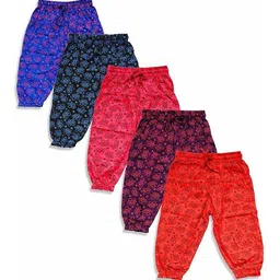 FAZZA Girls Pack of 5 Printed Mid Rise Capris-picture-14