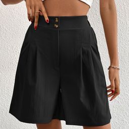 KPOP Women Slim Fit High-Rise Shorts-image-36
