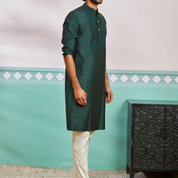 VASTRAMAY Men Regular Kurta with Pyjamas image 3