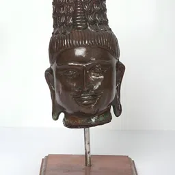 Exotic India Brown Buddha Wooden Idol Showpiece-image-40