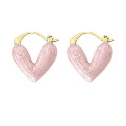 adornity Silver Planets Women Red Earrings-picture-5