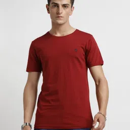 ODCC Cotton Round Neck Slim Fit T-shirt-picture-5