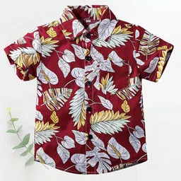 LULU & SKY Boys Floral Printed Casual Shirt-image-73