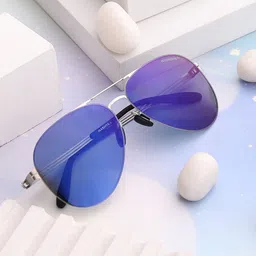 HASHTAG EYEWEAR Men Aviator Sunglasses with Polarised Lens-image-64