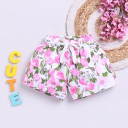 Here&Now X Denikid Infant Girls Printed Pure Cotton Shorts-picture-12