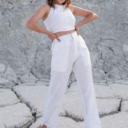Babli Women Comfort High-Rise Pleated Trousers-image-37