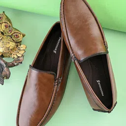 Provogue Men Leather Formal Loafers-image-88