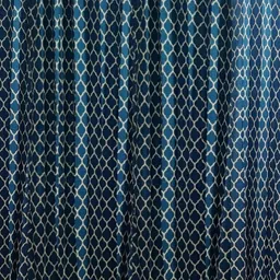 Trance Home Linen Blue & White Set of 4 Floral Window-image-72