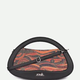 ZOUK Nadia Women Printed Structured Sling Bag - Pithora Artistry image 3