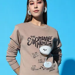 GRIFFEL Women Printed Sweatshirt-image-19