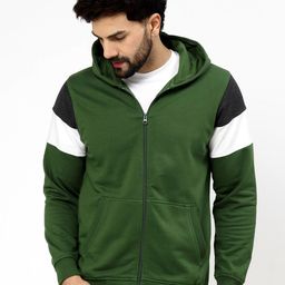 Kalt Men Colourblocked Hooded Sweatshirt-picture-23