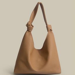 CORSICA Structured Hobo Bag With Applique-image-0