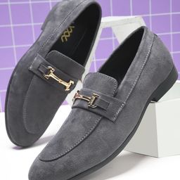 WAVE WALKER Men Suede Loafers-image-84