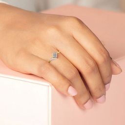 KISNA DIAMOND AND GOLD JEWELLERY 18KT Finger Ring Diamond 0.12g-image-6
