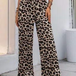 StyleCast Women Animal Printed Original Mid-Rise Trousers-image-36