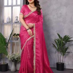 Nirmohi Fashion Embroidered Pure Silk Saree-picture-52