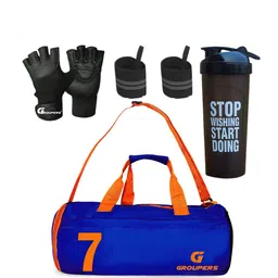 GROUPERS Medium Foldable Sports or Gym Duffel Bag-image-53