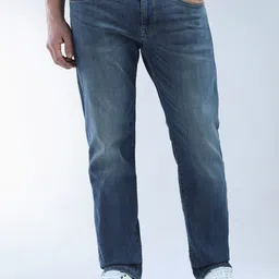 Flying Machine Men Classic Mid-Rise Clean Look Light Fade Straight Fit Stretchable Jeans-image-82