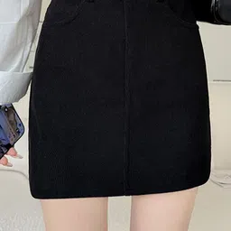 StyleCast x Revolte High Waist Pencil Mini Skirt-image-84