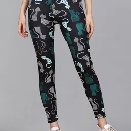 DTR FASHION Printed Mid-Rise Ankle-Length Gym Tights-picture-50