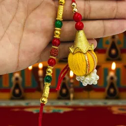 GADINFASHION Artificial Beaded Bhaiya Bhabhi Thread Rakhi-picture-31