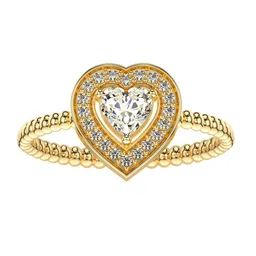 VALANOVA Women Yellow Ring Diamond-picture-11