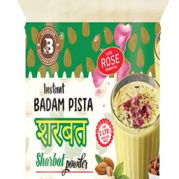 Instant Badam Pista Sharbat Powder With Rose Essence | Real Taste Of Sharbat |-image-44