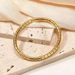 DIVASTRI Women Antique Gold-Plated Bangle-Style Bracelet-42