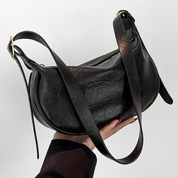 LULU & SKY PU Structured Handheld Bag with Fringed-2