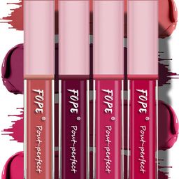 FOPE Set Of 4 Pout Perfect Long Lasting Smudge-Free Liquid Lipstick - 4 ml Each-11