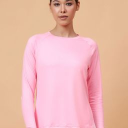 Fitkin Women Extended Sleeves Anti Odour Pockets T-shirt-image-83