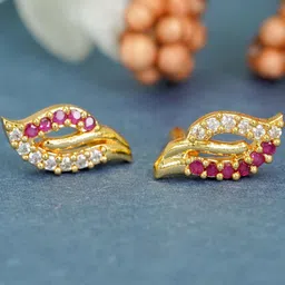DIVASTRI Gold-Plated Brass Earrings-image-16