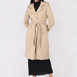 HONNETE Women Double-Breasted Trench Coats-picture-21