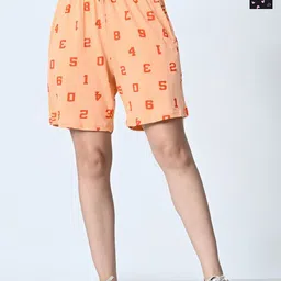 BAESD Women Printed High-Rise Shorts-image-85