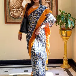 Mitera Ethnic Motifs Ikat Saree-picture-53