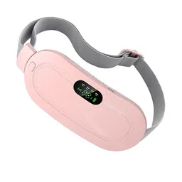 TENS Period Cramp Relief Massager With Heating Pad - Pink-25