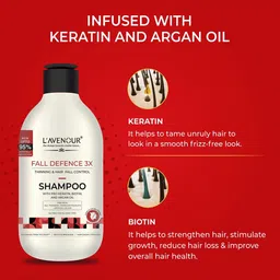 L'AVENOUR Fall Defence 3X Set Of 3 Thinning & Hair Fall Control Shampoo- 300 ml Each image 3