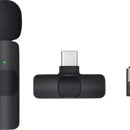 2.4 GHz 2 in 1 K8 Wireless Microphone, Plug Play Digital Mini Portable Recording Wireless Microphone-8