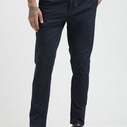 Blu MNKY Men Smart Trousers-image-30