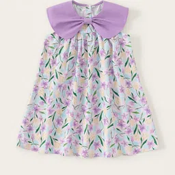LULU & SKY Girls Printed Pure Cotton A-Line Dress-picture-10