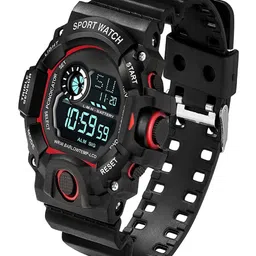 Hala Men Set Of 2 Digital Watch LED Red SSA-Square-1 image 3