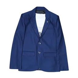 CHARCHIT Boys Notched Lapel Neck Single-Breasted Blazers-image-51